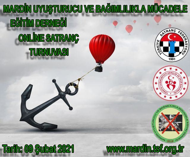 Mardin Uyuşturucu ve Bağımlılıkla Mücadele Eğitim Derneği Online Satranç Turnuvası