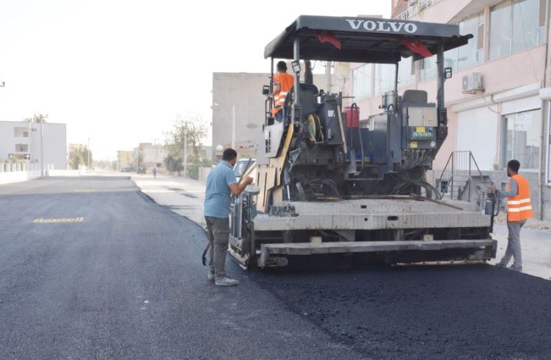 Kızıltepe Stadyum Caddesinde çalışma devam ediyor