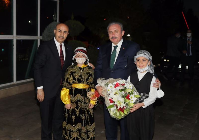 TBMM Başkanı Prof.  Dr. Mustafa Şentop, Mardin Valisi Mahmut Demirtaş