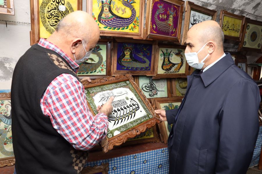 Vali Demirtaş meslek ustalarını ve zanaatkârları ziyaret etti