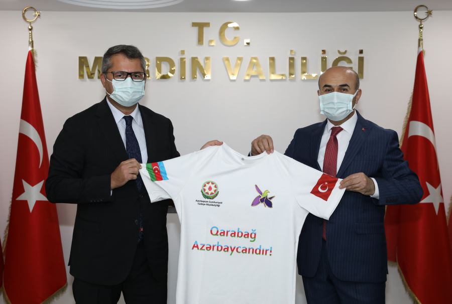 Azerbaycan Cumhuriyeti Ankara Büyükelçisi Hazar İbrahim’den Vali Demirtaş’a Ziyaret