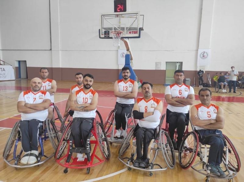 Kızıltepe engelli basketbol takımı Erzurum’u 57-45 yendi