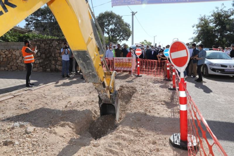 Ömerli’de ‘Doğalgaz Temel Atma Töreni’ yapıldı