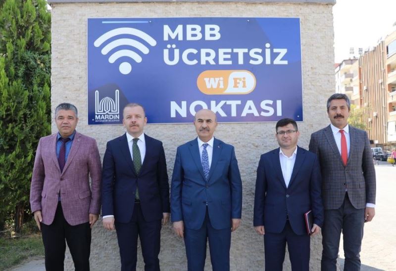 Mardin Büyükşehir Belediyesinden ücretsiz Wİ-Fİ hizmeti