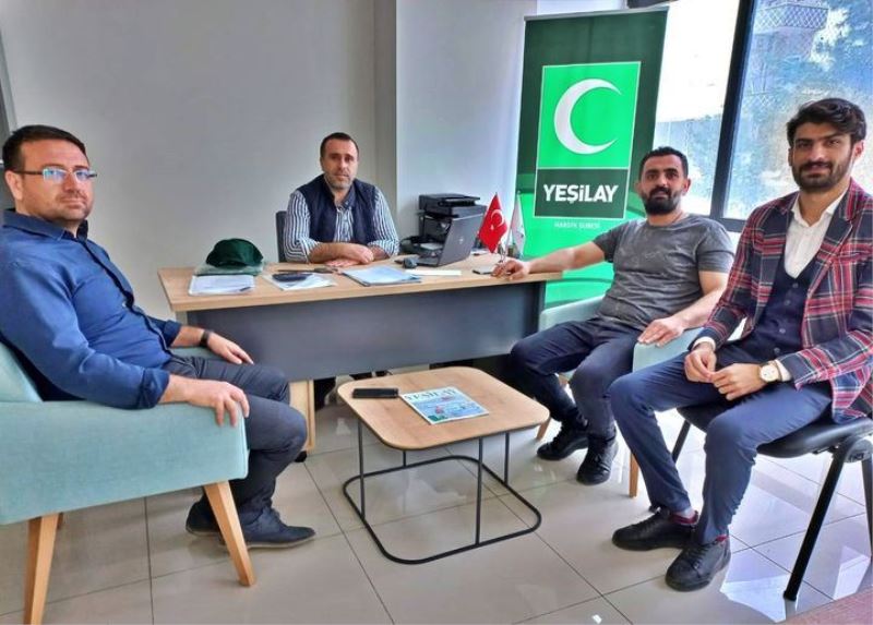 Yeşilay Başkanı Abdullah Songur proje ekibi ile biraraya geldi