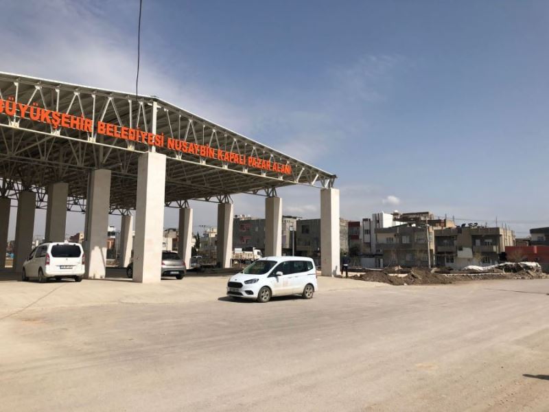 Nusaybin Kapalı Pazar Alanı İkinci Etap Çalışmaları Başladı