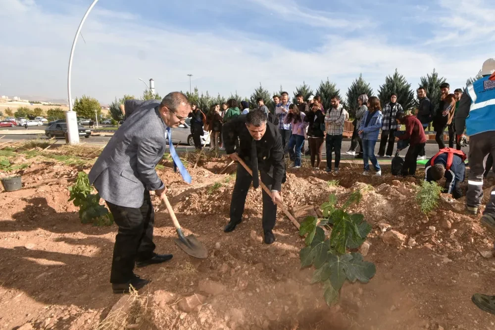 Mardin Tıp Öğrencileri İlk Fidanlarını Toprakla Buluşturdular