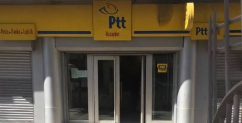 Mardin’de depremde hasar gören PTT binası kapatıldı
