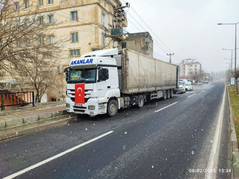 Mardin Valiliğinden Deprem Bölgesine Yardım Eli