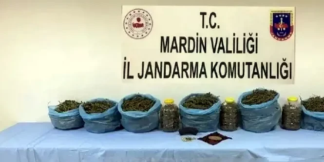 Mardin’de 13 kilogram uyuşturucu ele geçirildi