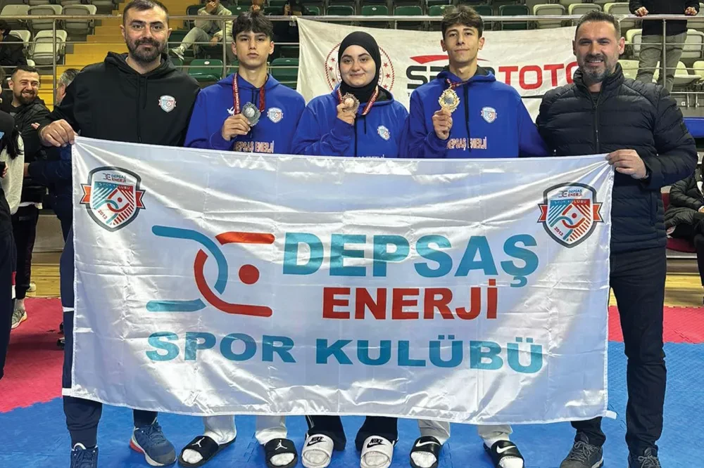 Taekwondo şampiyonasında DEPSAŞ rüzgarı esti