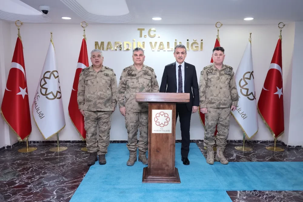Jandarma Genel Komutan Yardımcısı Orgeneral Ali Çardakcı Mardin’i ziyaret etti