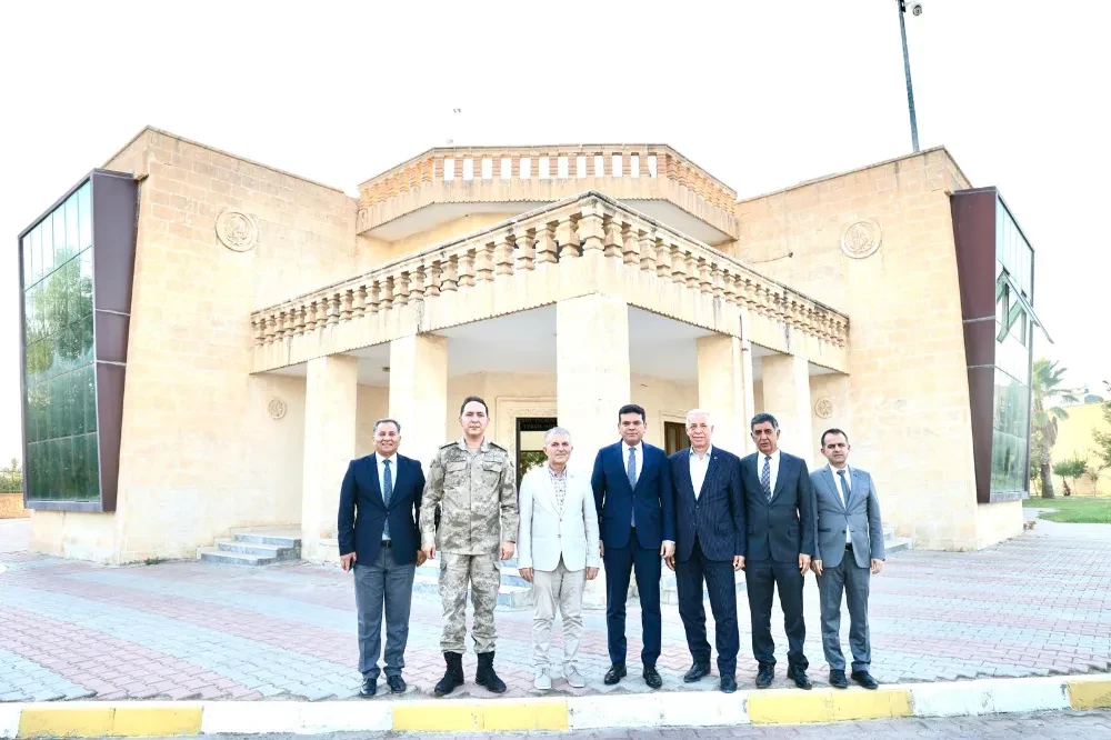 Kaymakam Abdullah Şahin’den hububat merkezine ziyaret