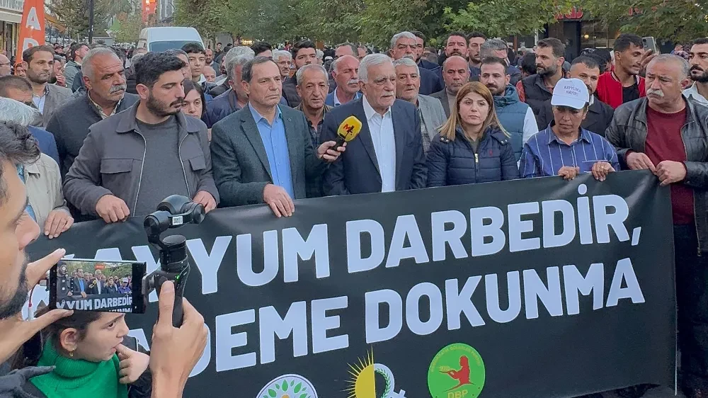 Ahmet Türk, Kızıltepe yürüyüşünde açıklamalarda bulundu