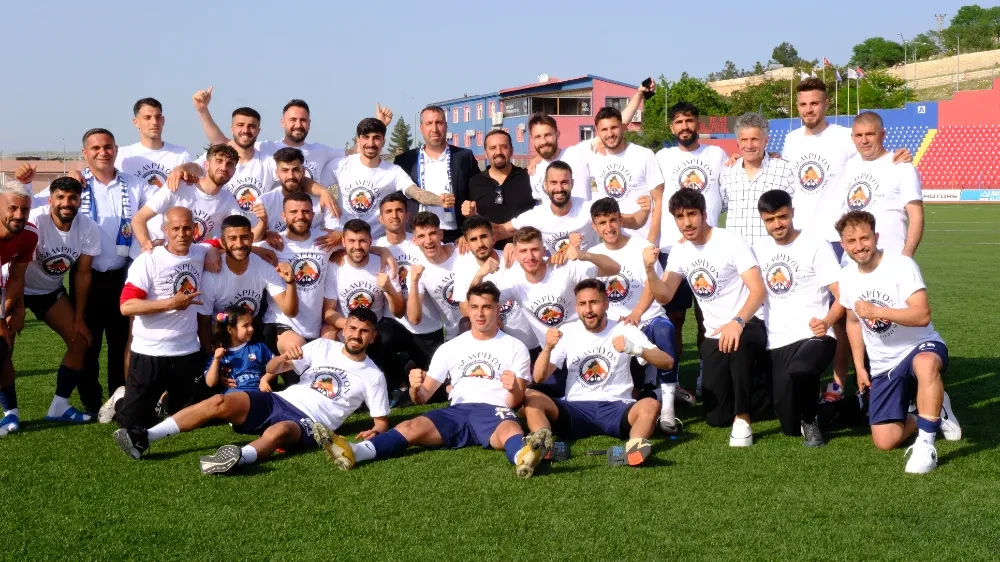 Şırnak Petrolspor’u 2-1 yenen Mazıdağı Fosfatspor 3. Lig’e çıktı