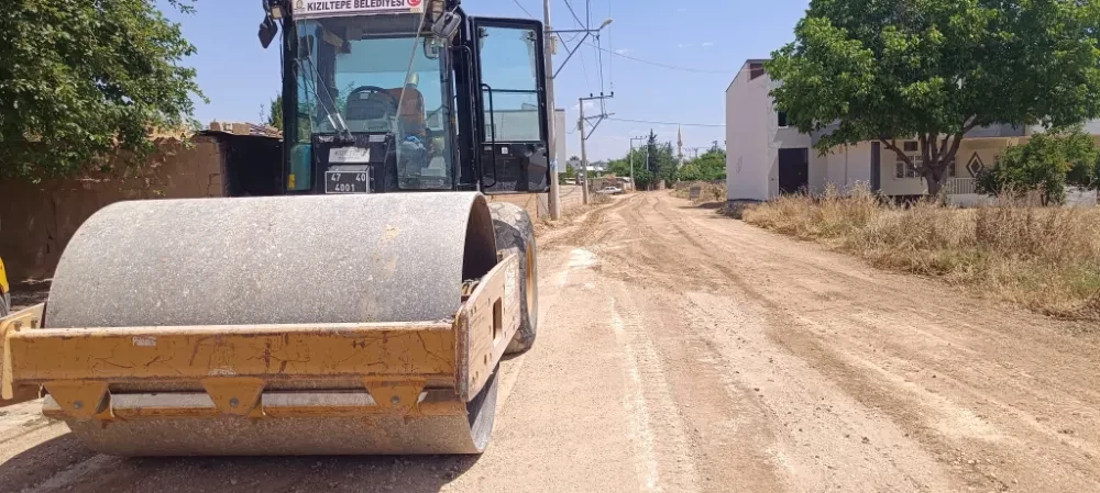 Yol yapım çalışmaları başladı