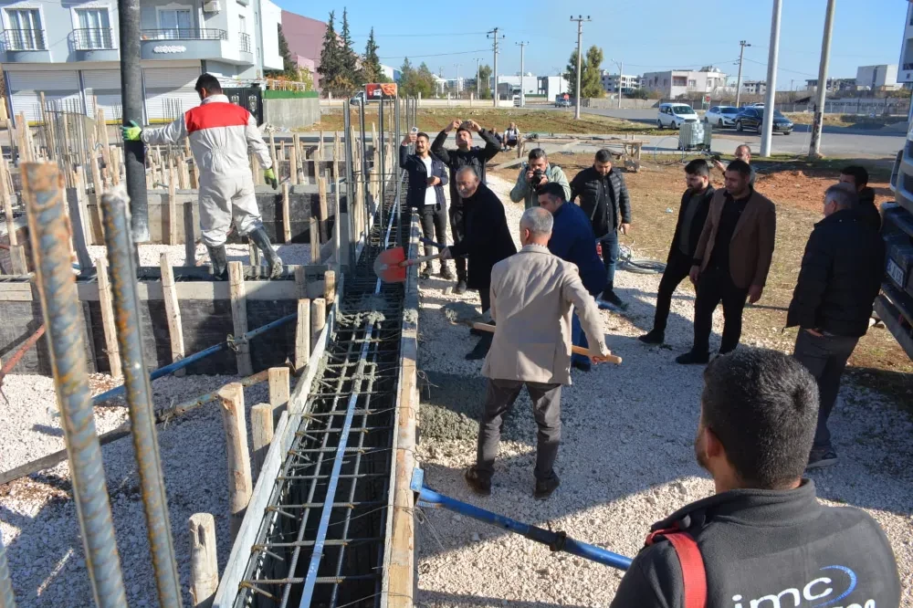 İlçenin en büyük Taziye Evi’nin temeli atıldı