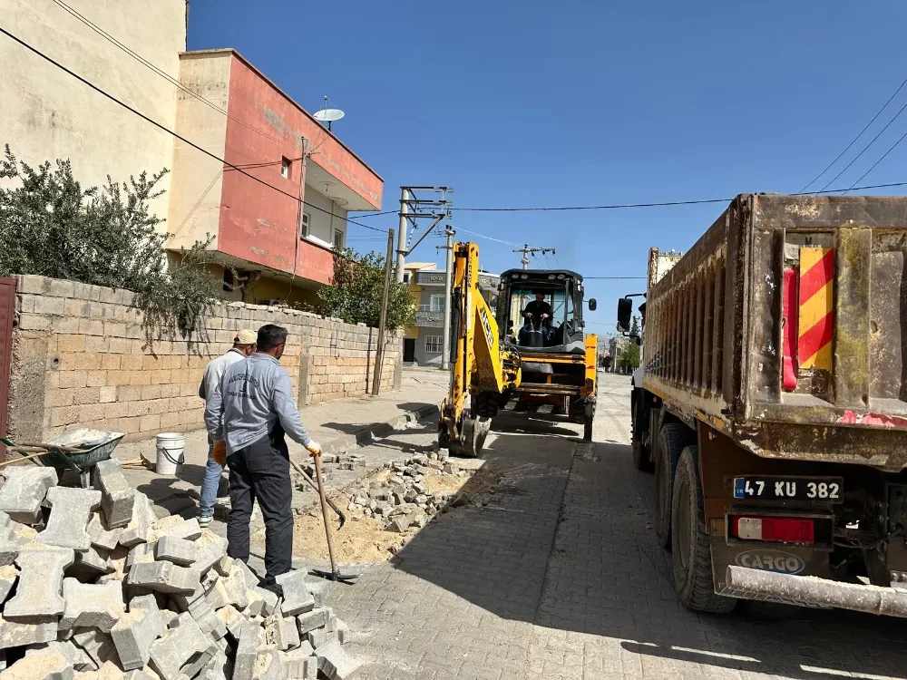 Altyapı çalışmalarına devam edildi