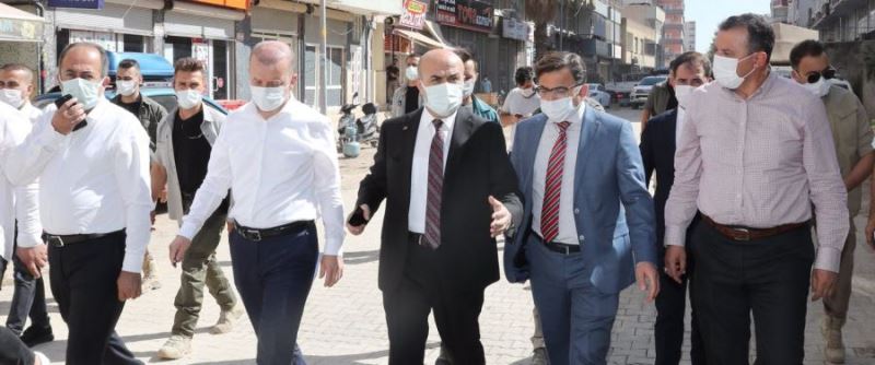 Vali Demirtaş, Kızıltepe’de yapılacak üst yapı çalışmalarını inceledi